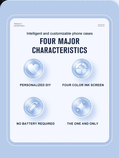 4 Inch NFC Ink Phone Case For iphone 16 15 14 13 17 Pro Max