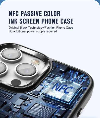 4 Inch NFC Ink Phone Case For iphone 16 15 14 13 17 Pro Max